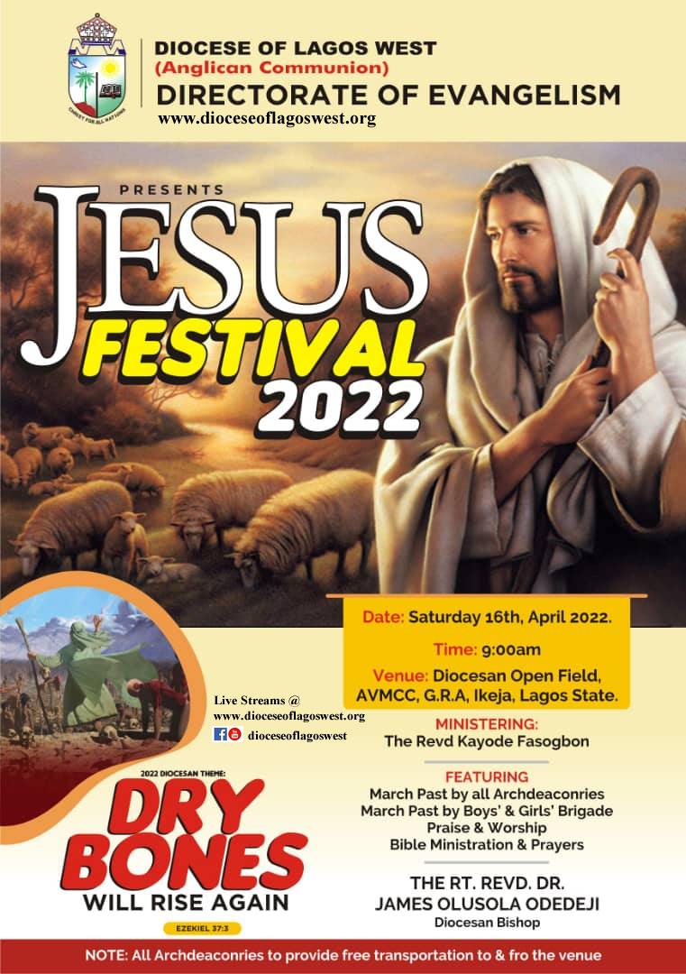 BISHOP JAMES ODEDEJI INVITES YOU TO 2022 JESUS FESTIVAL 